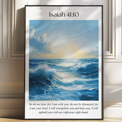 Isaiah 41:10 Bible Verse Art