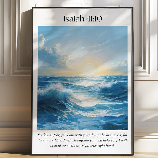 Isaiah 41:10 Bible Verse Art
