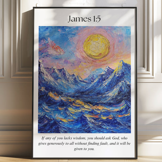 James 1:5 Bible Verse Art