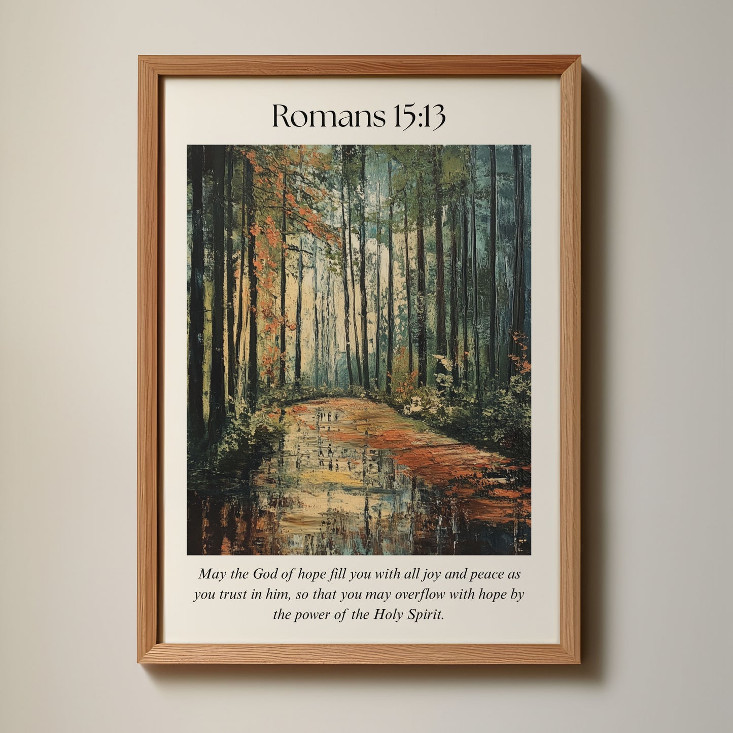 Romans 15:13 Bible Verse Art