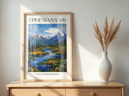 Ephesians 3:19 Bible Verse Art