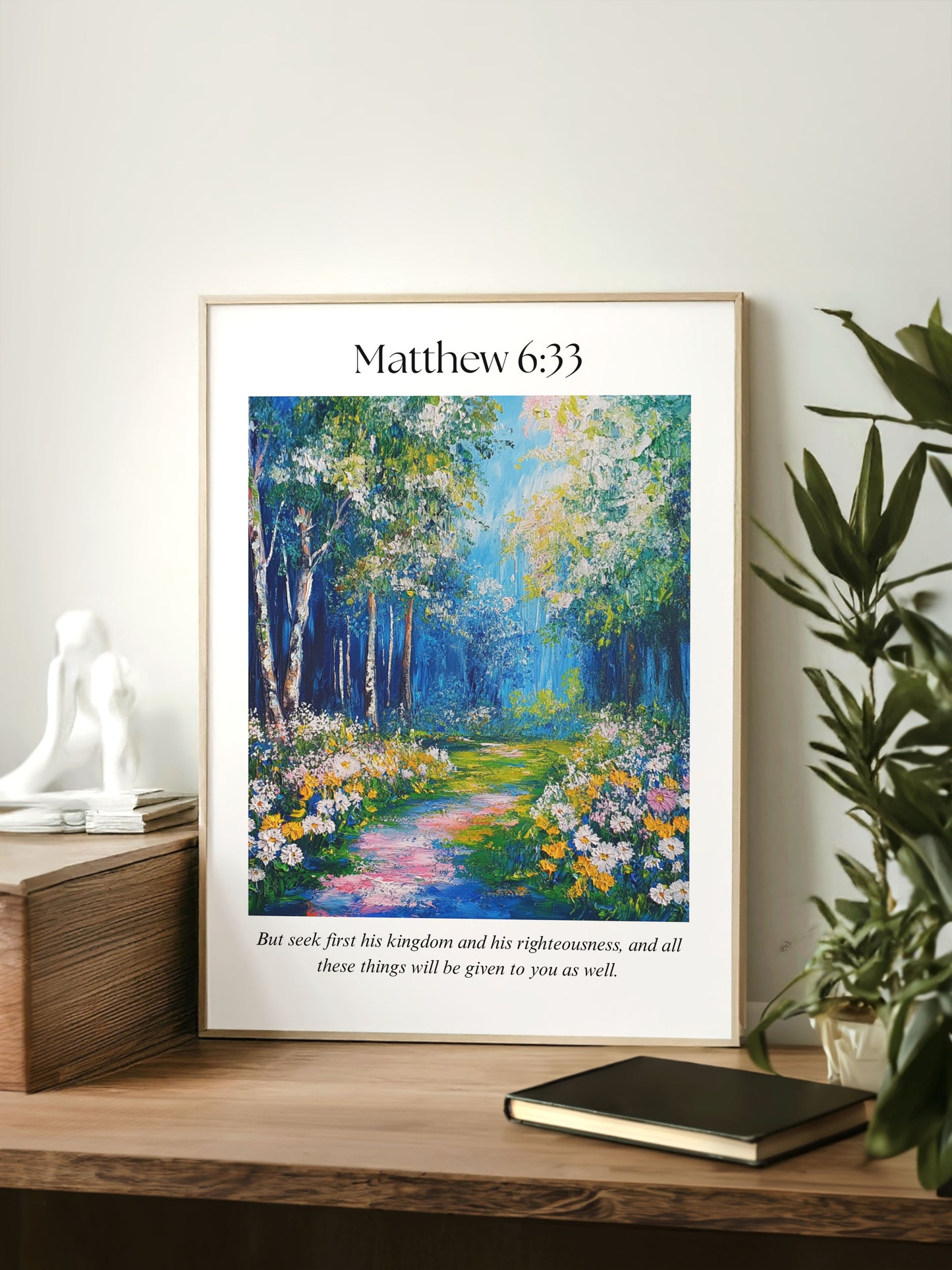 Matthew 6:33 Bible Verse Art