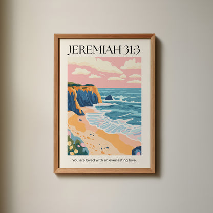 Jeremiah 31:3 Bible Verse Art