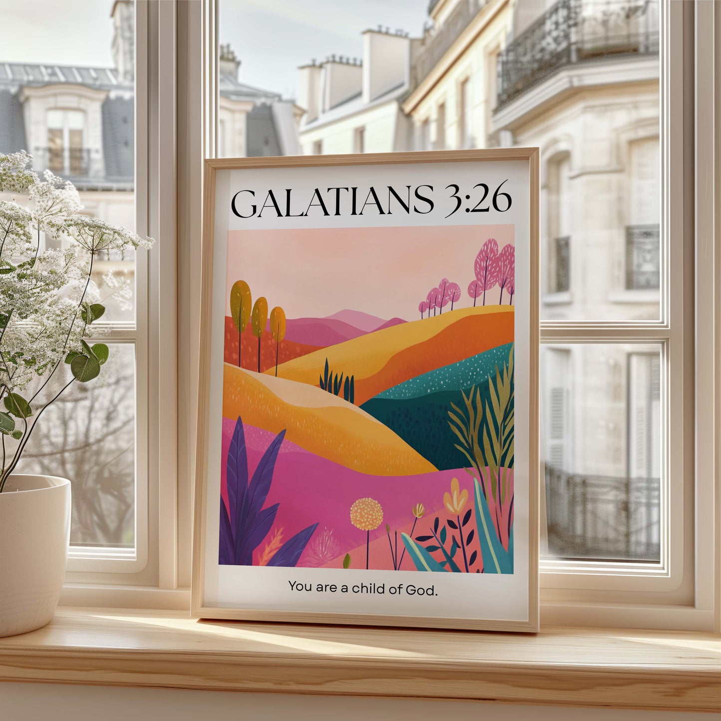 Galatians 3:26 Bible Verse Art