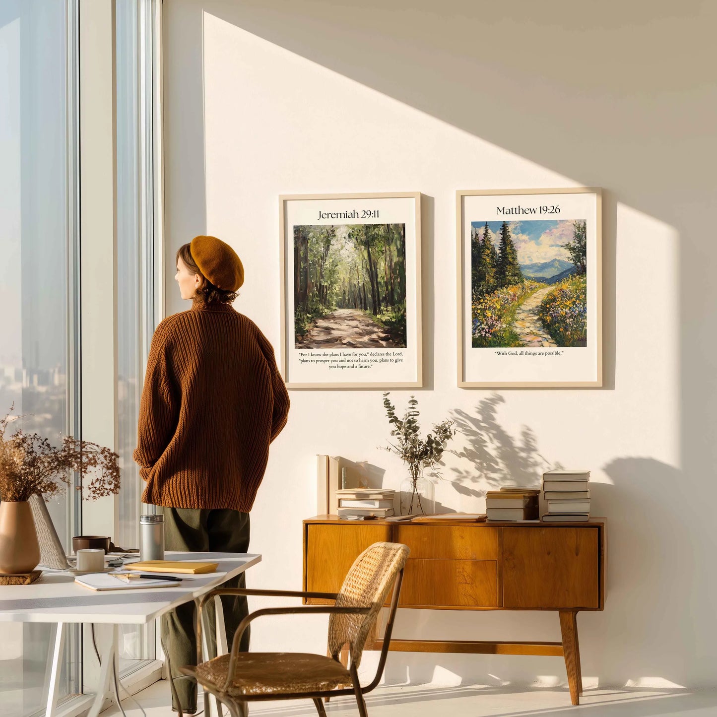 Jeremiah 29:11 Framed Bible Verse Art