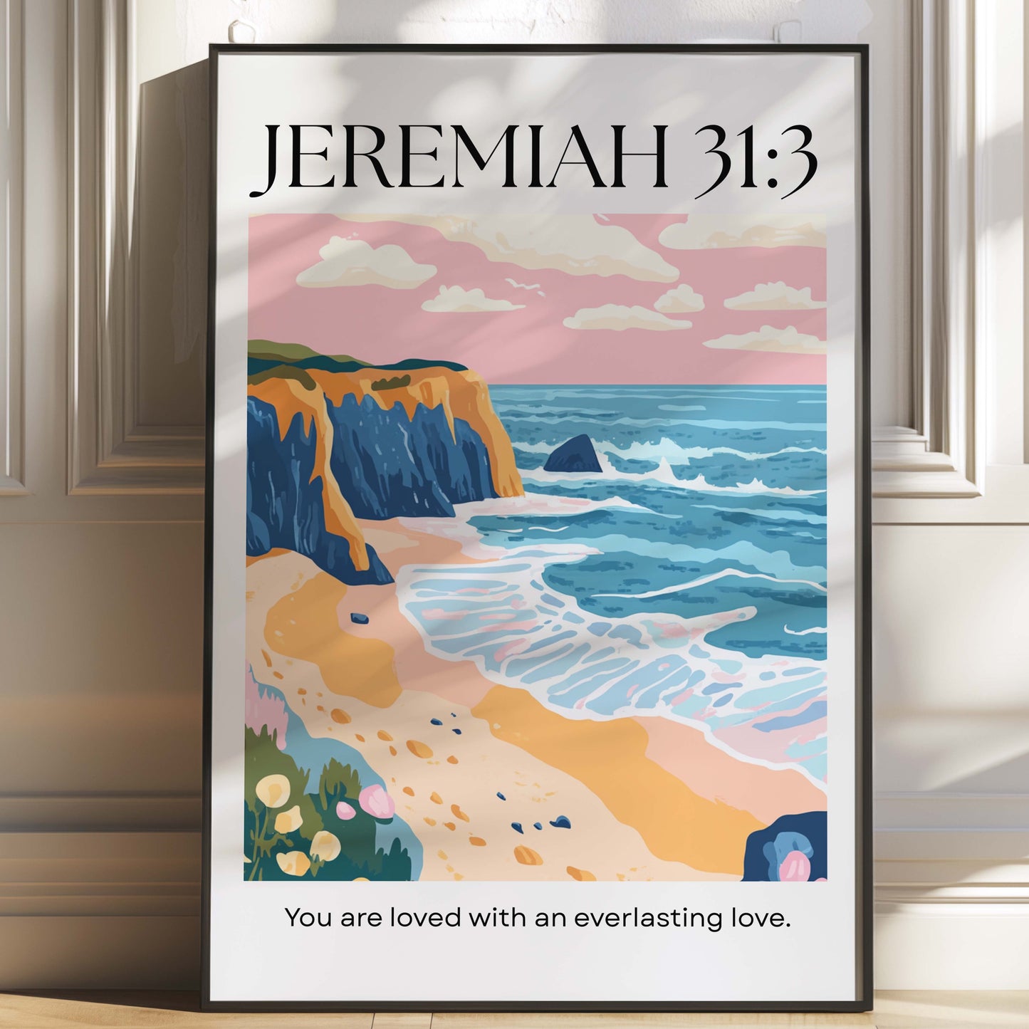 Jeremiah 31:3 Bible Verse Art