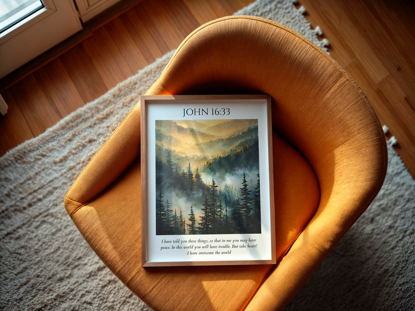 John 16:33 Bible Verse Art