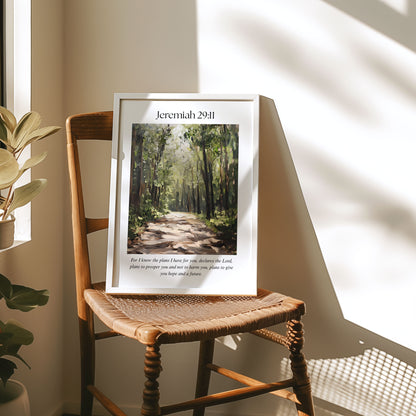 Jeremiah 29:11 Bible Verse Art