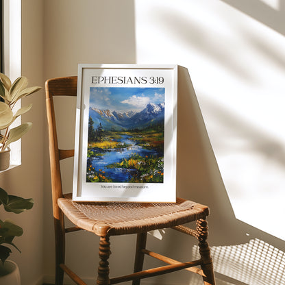 Ephesians 3:19 Bible Verse Art